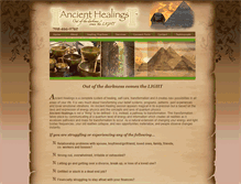 Tablet Screenshot of ancienthealingsmmxii.com